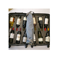 Bottle-carrying suitcase