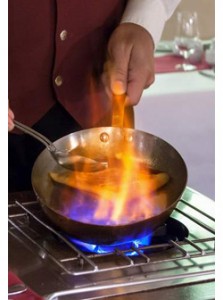 pancakes with cognac