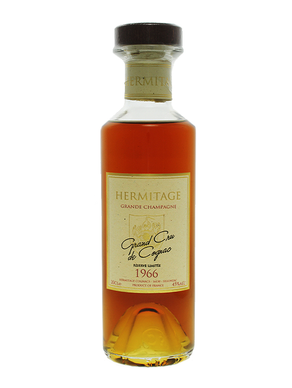 Hermitage 1966 Grande Champagne Cognac - 20cl