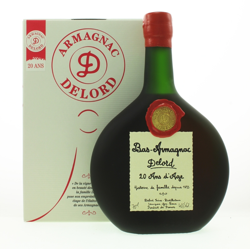 Bas Armagnac 20 ans d'âge Delord