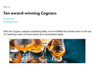 award-winning Cognacs