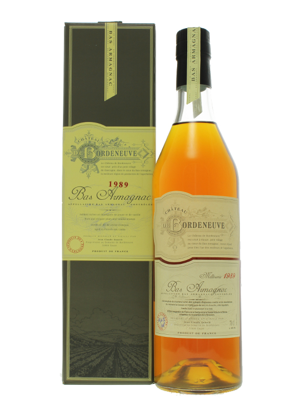 Chateau de Bordeneuve 1989 Bas Armagnac