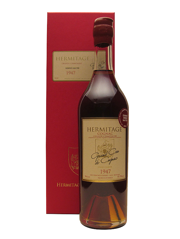 Hermitage 1947 Grande Champagne Cognac