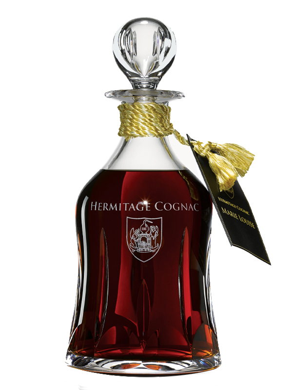Hermitage Cognac Marie Louise Crystal Decanter