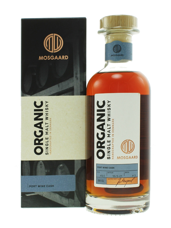 Mosgaard Organic Single Malt Port Wine Cask Whisky